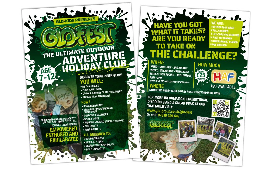 Glo-Fest Leaflet